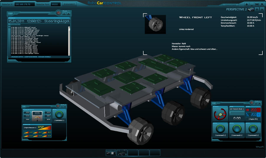 GUI Concept Robot Control by A-WingMaster on DeviantArt