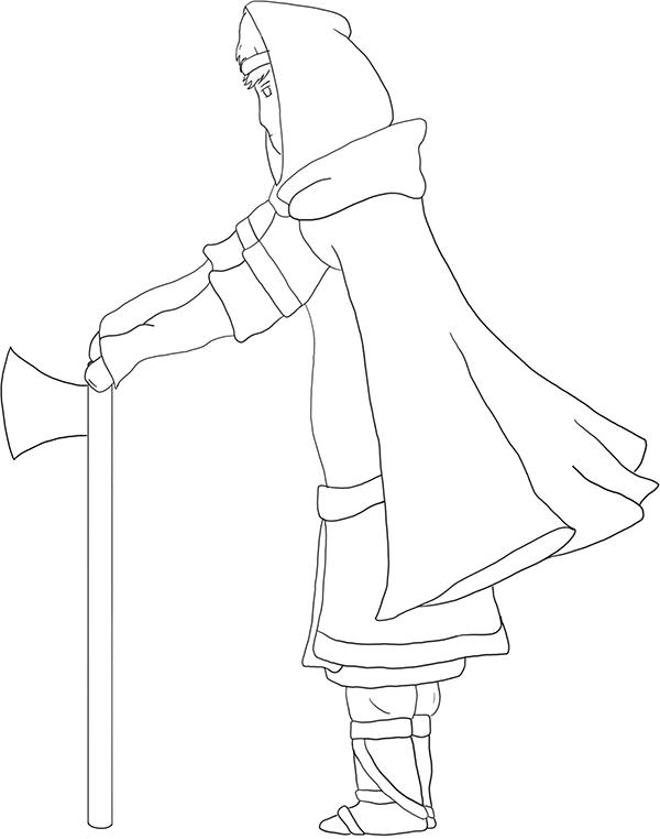 Character design line art by mafiosen on DeviantArt