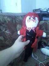 Crocheted Grell Doll