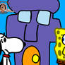 SpongeBob And Snoopy The Squidward Is The Mad