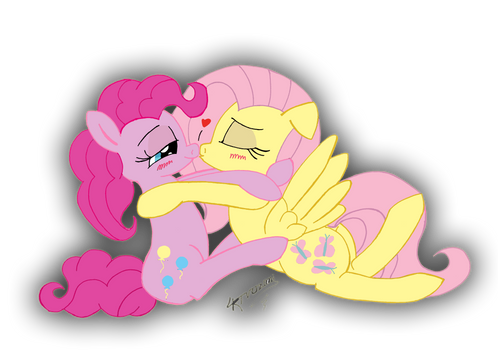 PinkieShy kiss