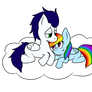 Soarindash Sitting On A Cloud Transparent Version