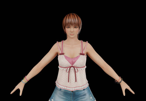 Kasumi - Casual Wear Render Test 2