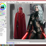 W.I.P  Lady Sith (starwars) creation for colab