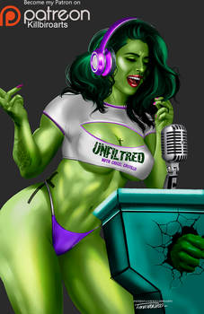 SHE HULK pin up comissioned