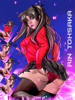 RIN TOHSAKA color sketch