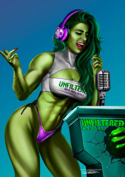 SHE HULK  2020 commissions remastered