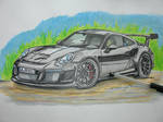 Porsche 911 GT3 RS artwork by ivantremblac