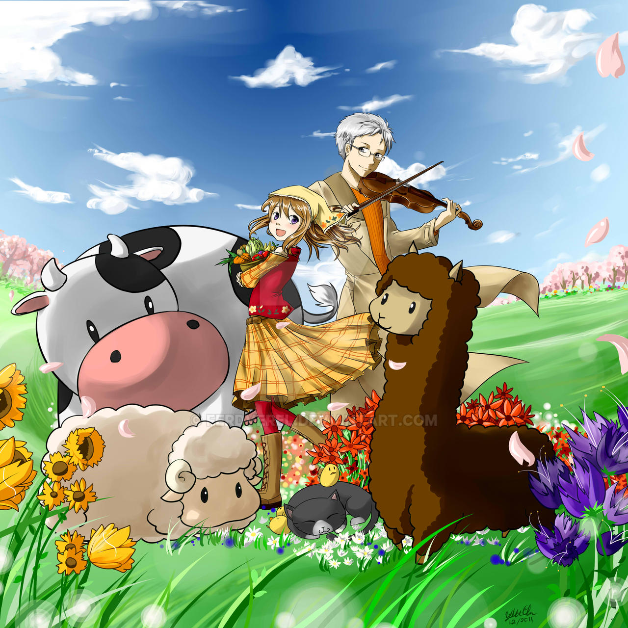 Harvest Moon Tale of Two Towns Art Contest Entry