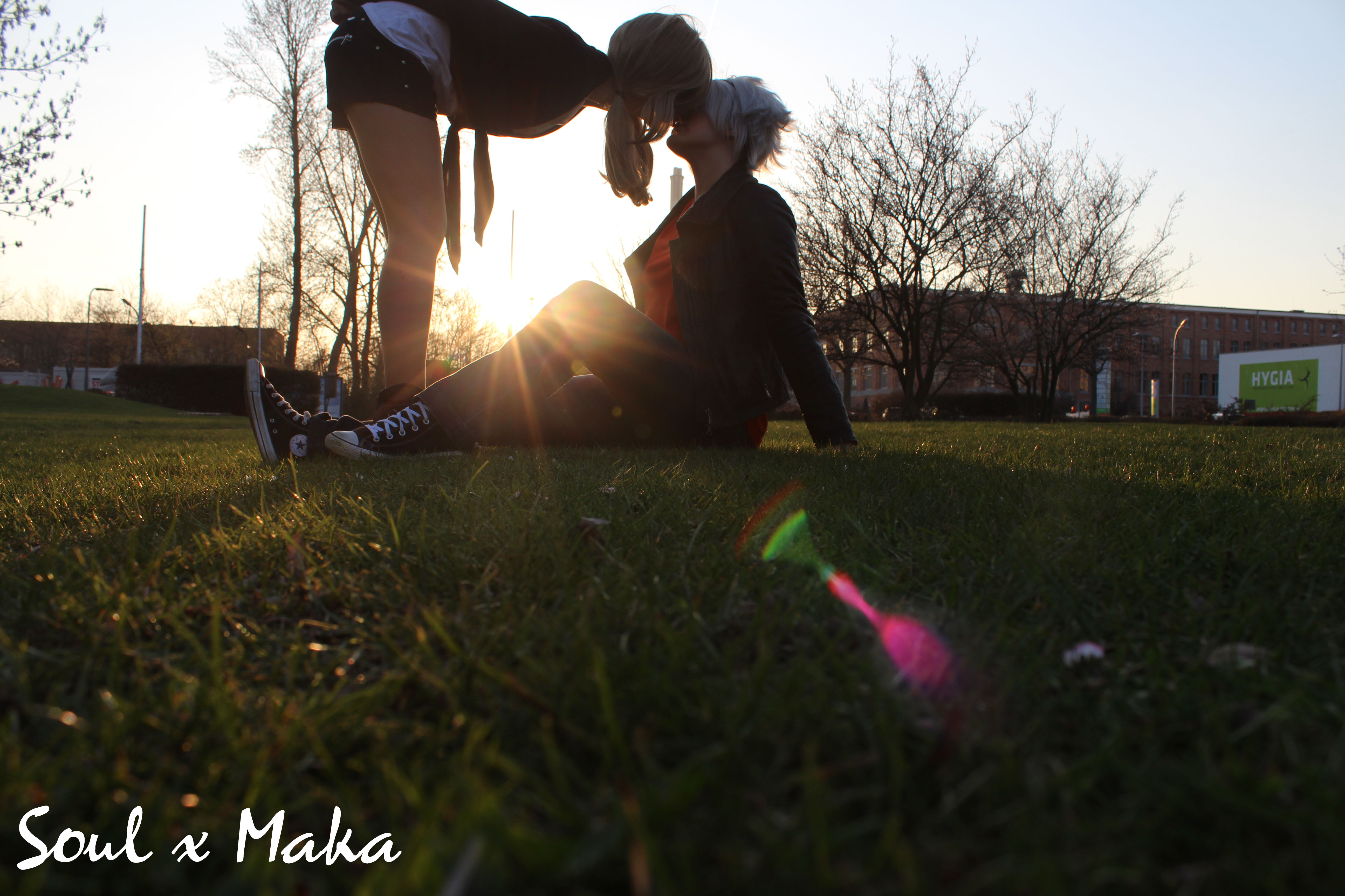 Soul x Maka - Another kiss at sunset xD