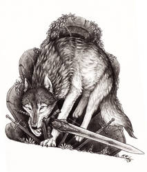 Great Grey Wolf Sif