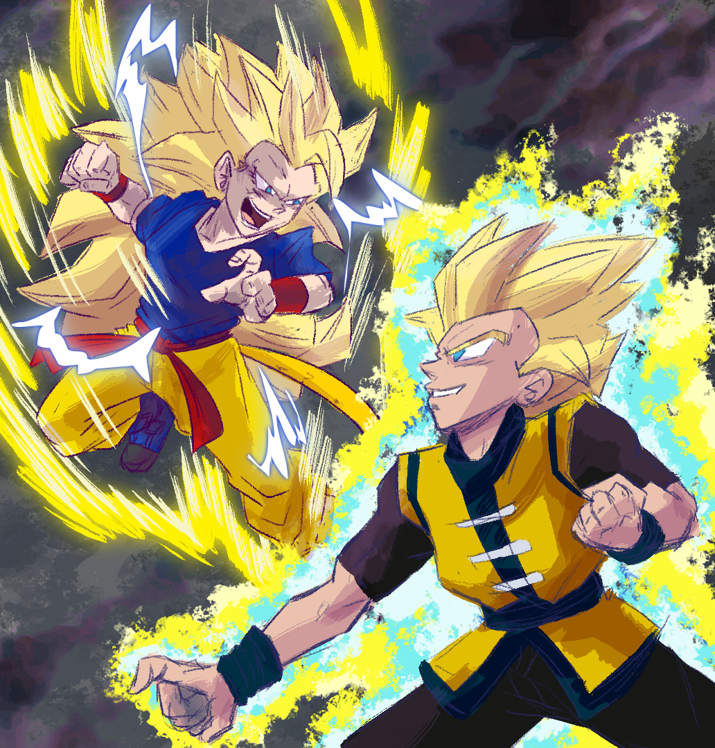 Goten vs Ranch by NightLokison on DeviantArt