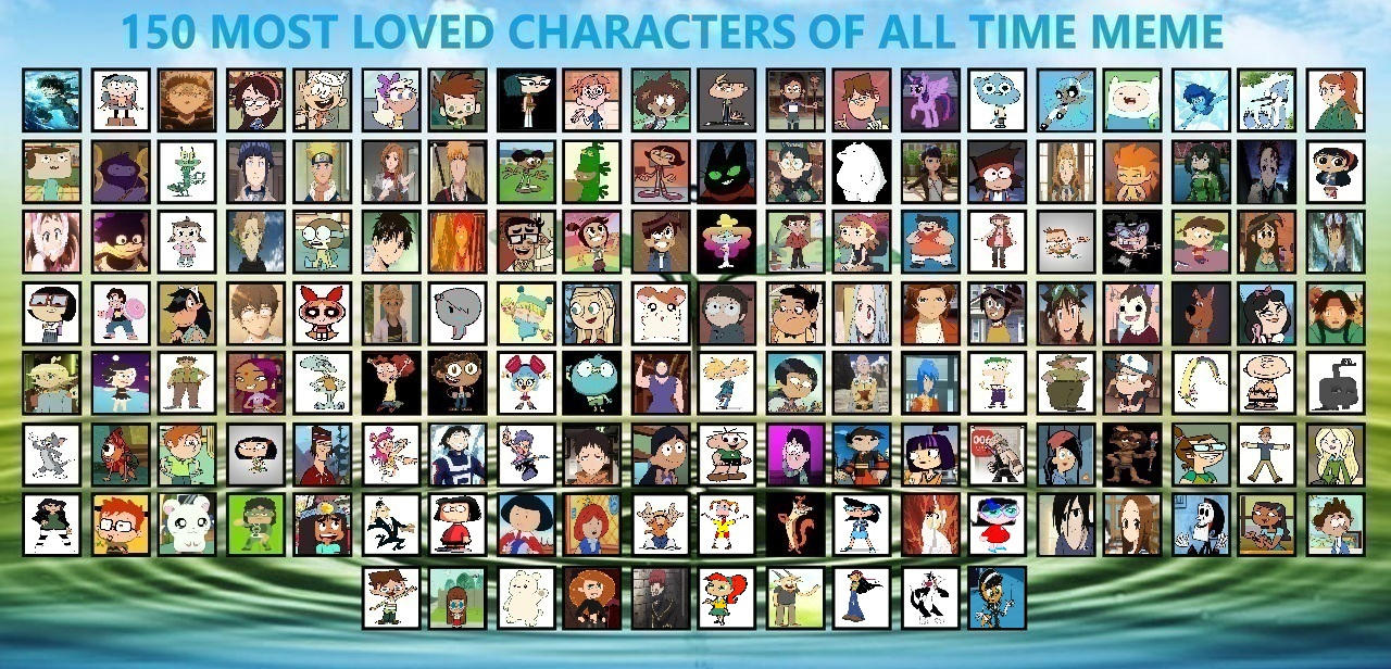 Xffdxdfd 150 Most Loved Characters(xffxfffd) by xffxfffd on DeviantArt