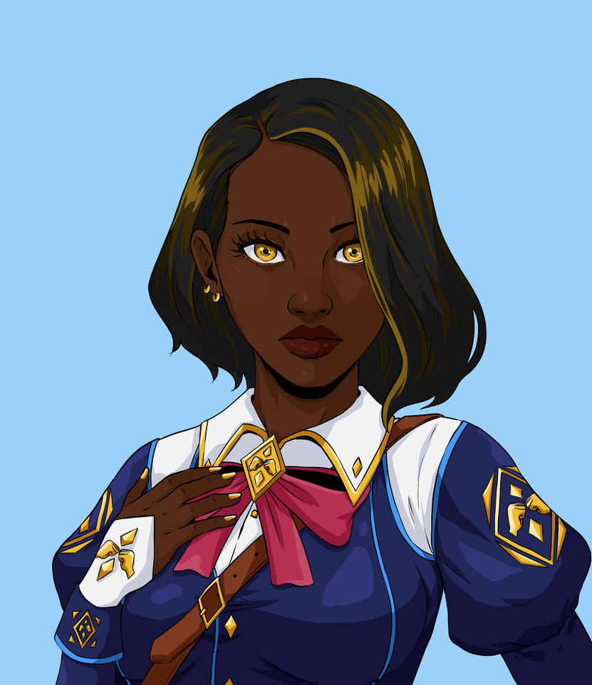 Madria Juud Gamal - Gold Nails