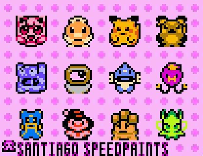 Simple Pokemon pixelart by SantiagoSpeedpaints on DeviantArt