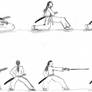 Basic Samurai Poses