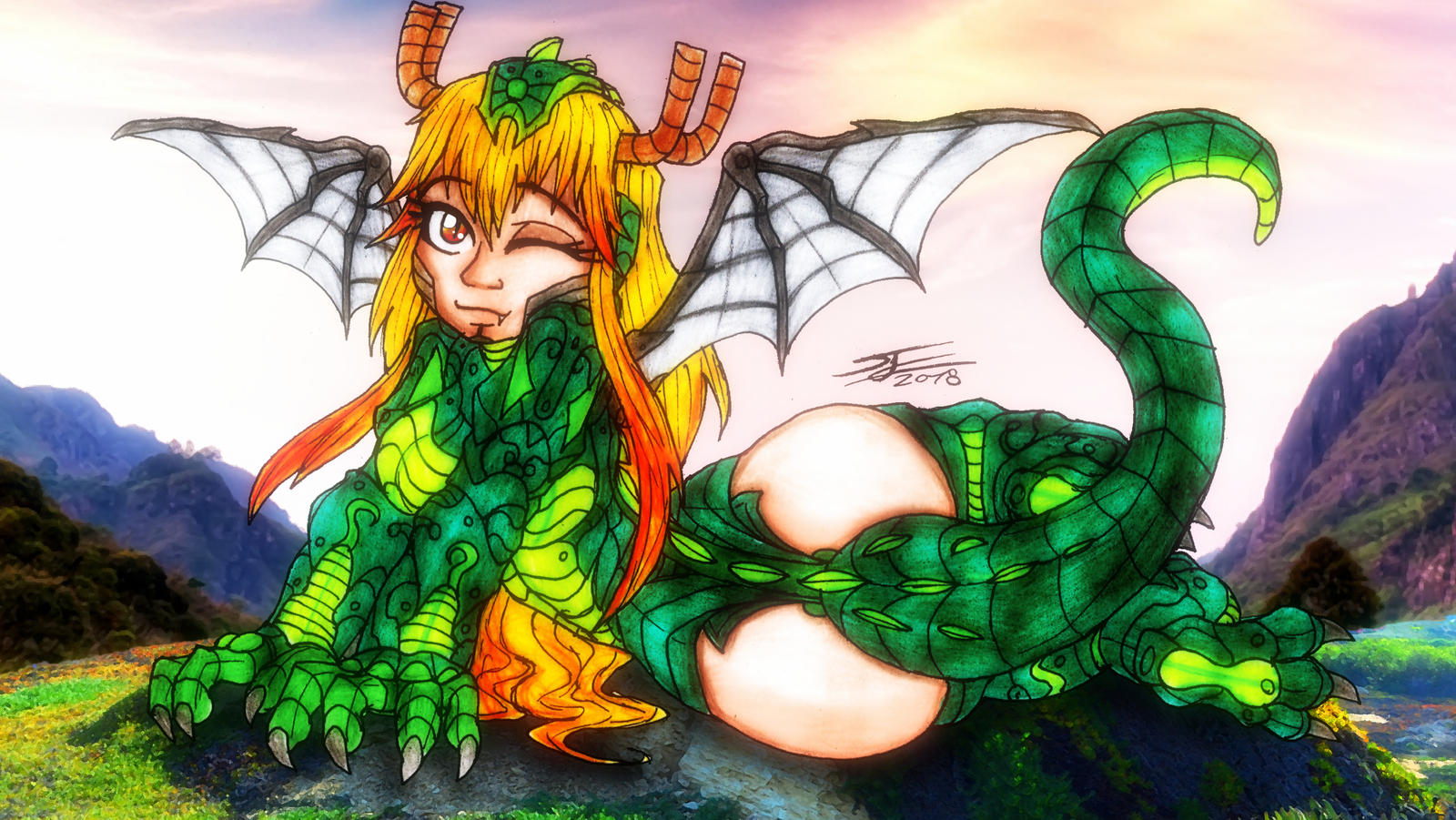 Tohru the Dragon Armored