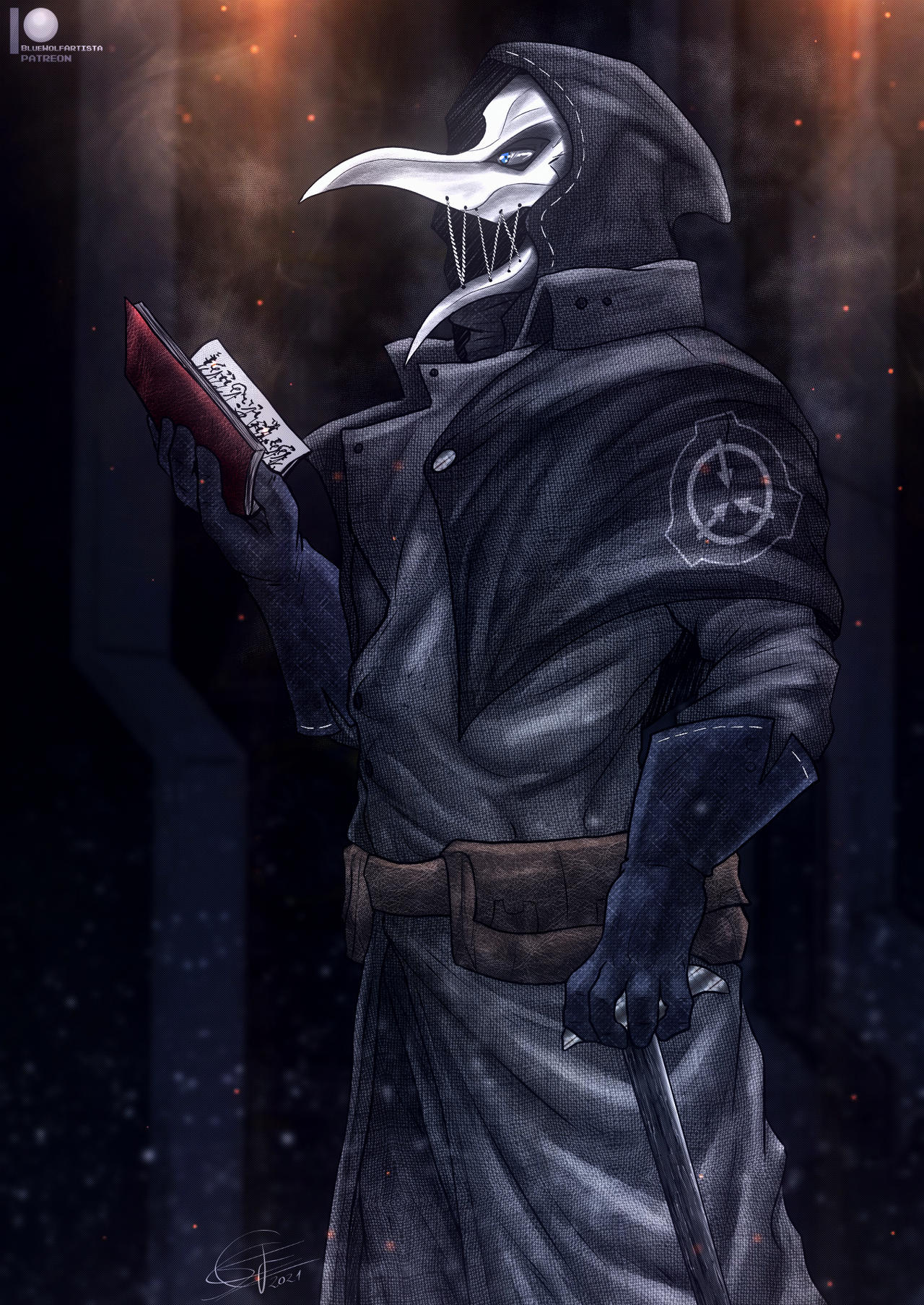 SCP-049: Plague Doctor by BlueWolfArtista on DeviantArt