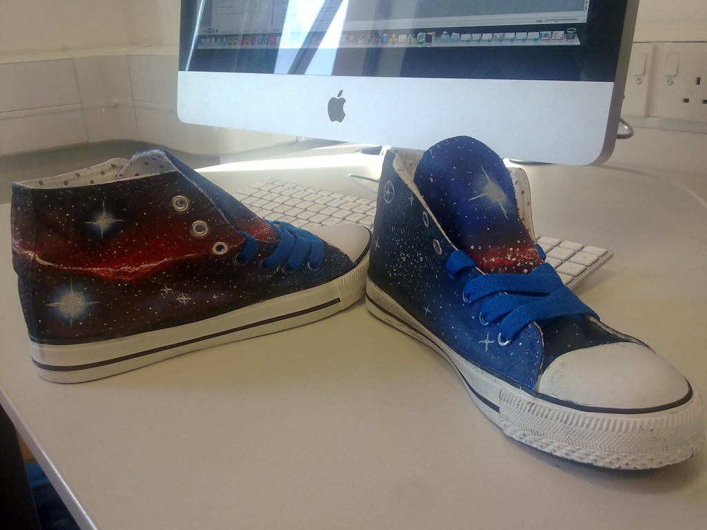 Galaxy Custom Hi-tops