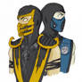 Scorpion and Sub-Zero close-up