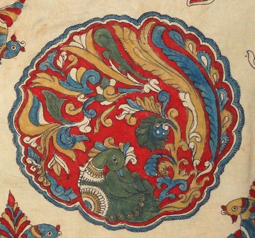 Kalamkari - Hand painted fabric with natural dye