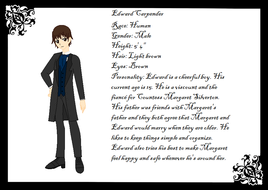 Kuroshitsuji Oc  Edward Carpender