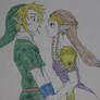 Link and Zelda drawing