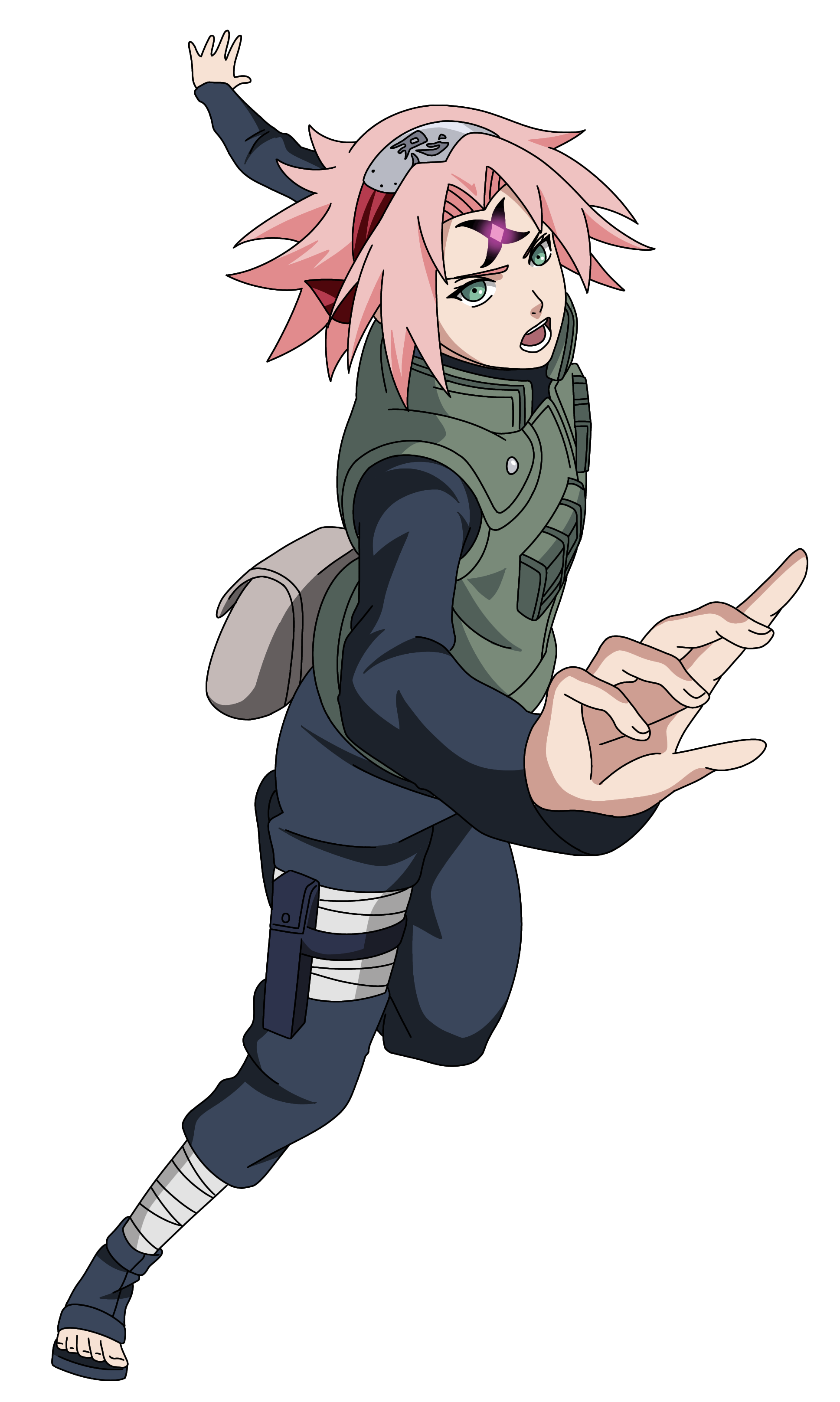 Sakura Haruno Render by arisusenpai on DeviantArt