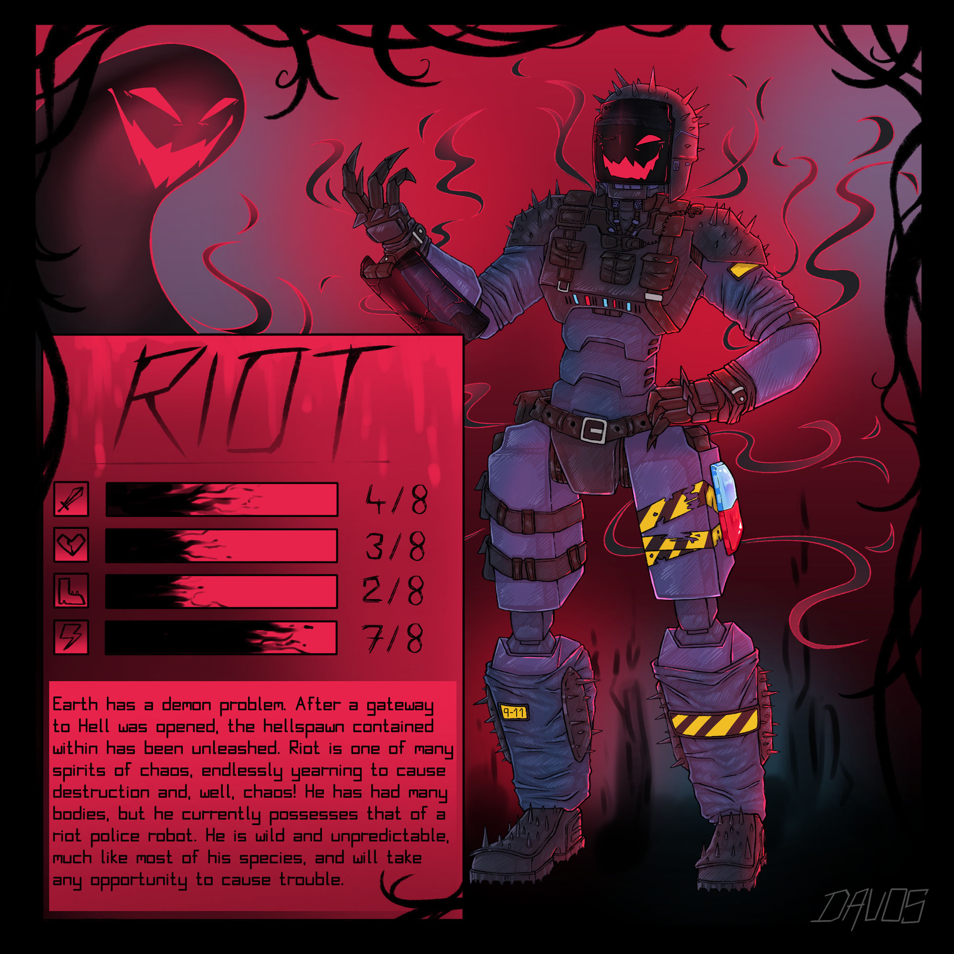 How To Draw Riot RIOT by Dav0sDavey on DeviantArt