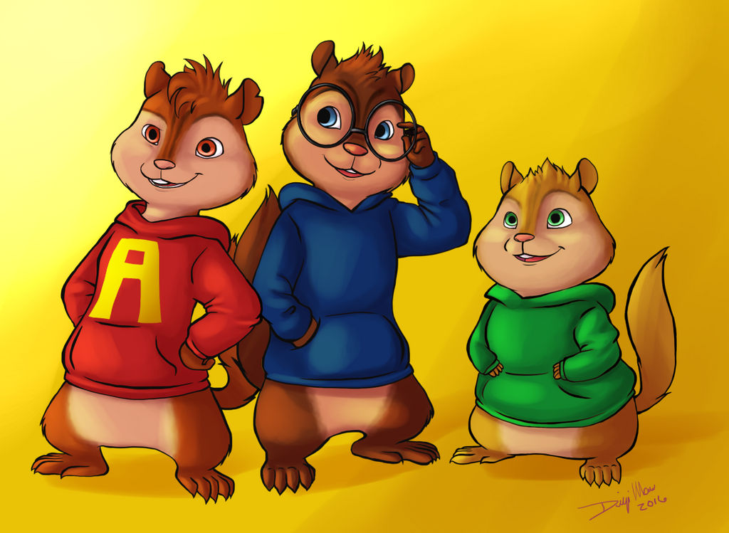 Alvin And The Chipmunks by SaiyaJayDB on DeviantArt