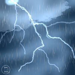 Stormy Night Background