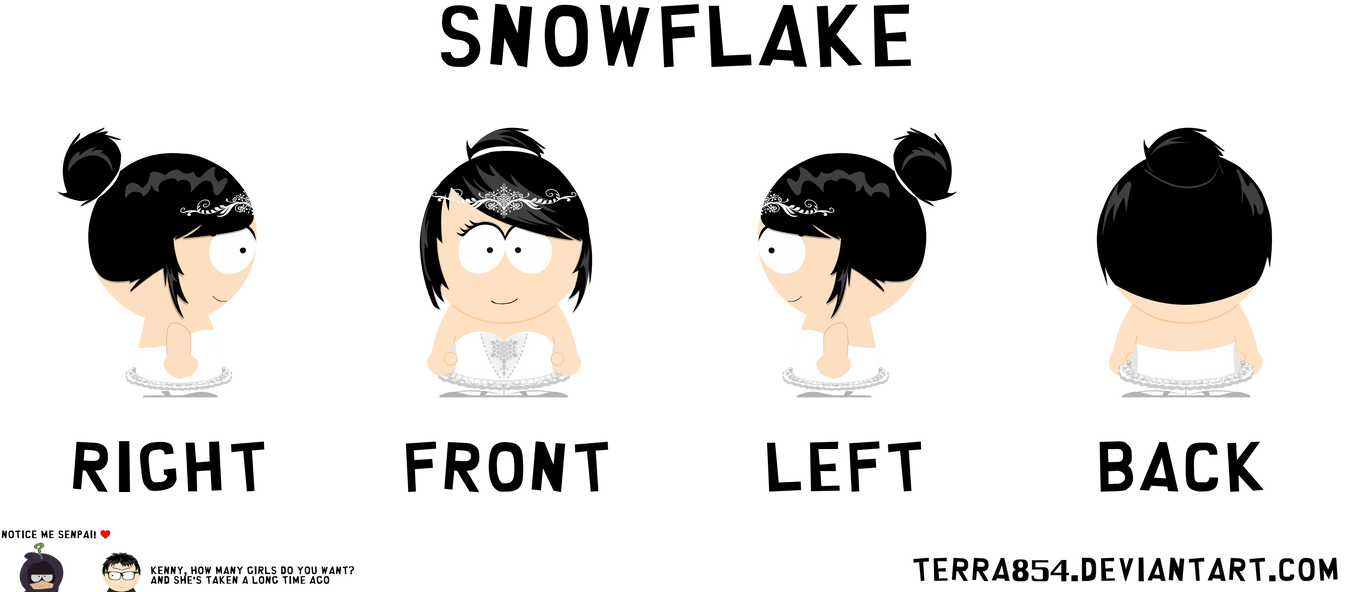 Snowflake Character Reference Sheet by Terra854 on DeviantArt