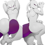 Mewtwo dakimakura no background