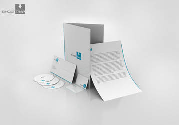 GhostTrap stationery 3D