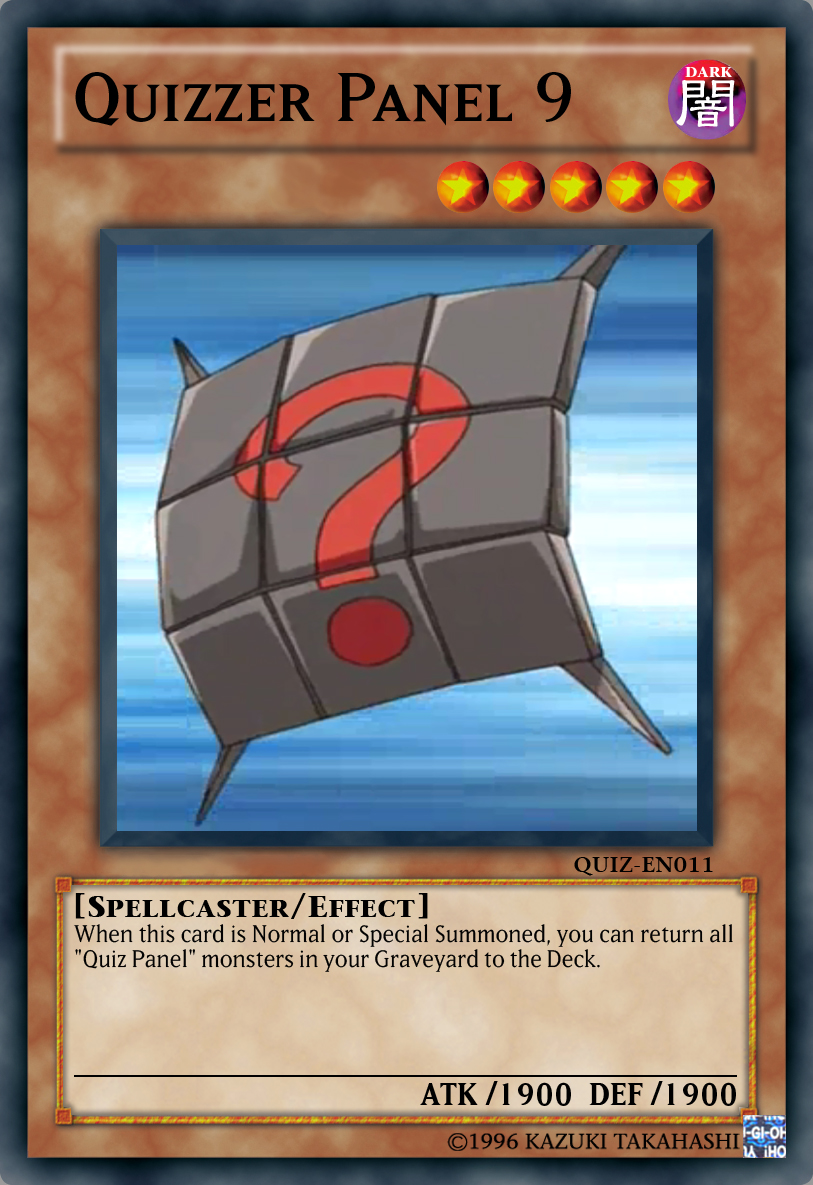 yugioh quiz cards Reversal Quiz OTK