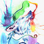 Rainbow Wolf [Tutorial by Katy Lipscomb]