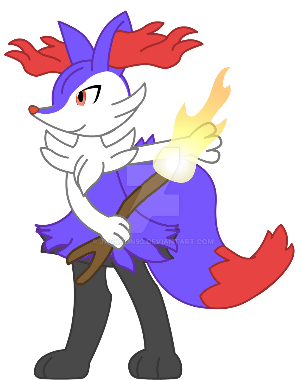 Shiny Braixen By Jackson93 On DeviantArt shiny-braixen-by-jackson93-on-deviantart