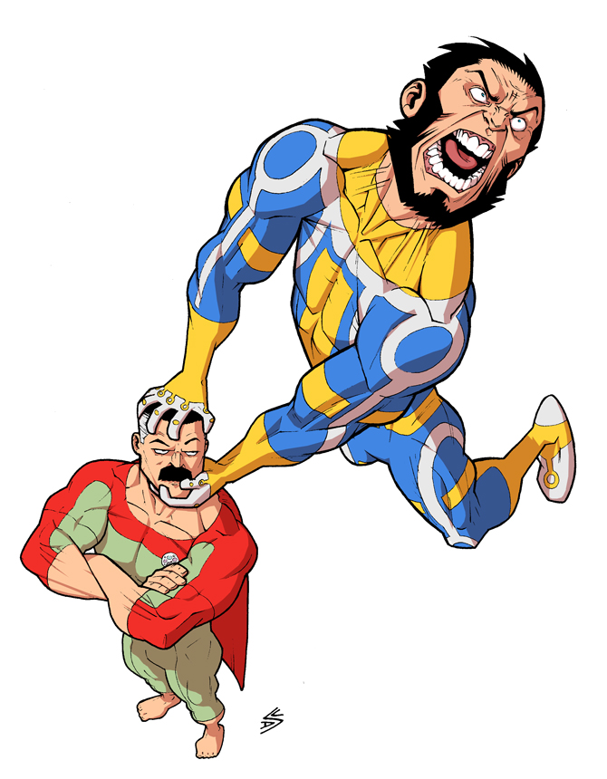 The Immortal Vs. OmniMan by drawerofdrawings on DeviantArt