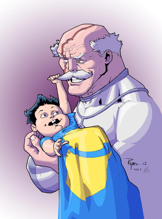 Conquest and Baby Invincible by drawerofdrawings on DeviantArt