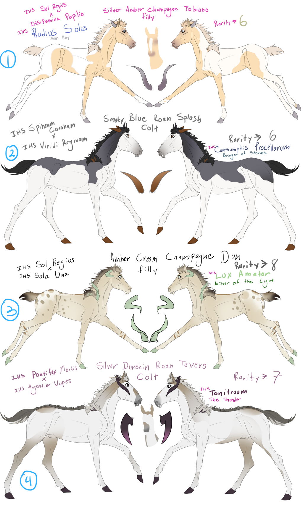 Various Equus Ballator Youngstock Adopts