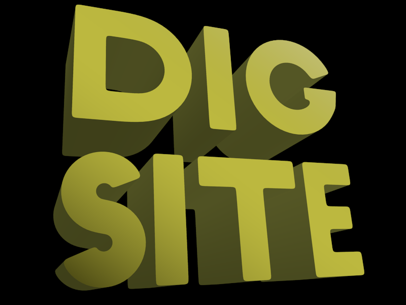 Dig Site: Main Menu art Final