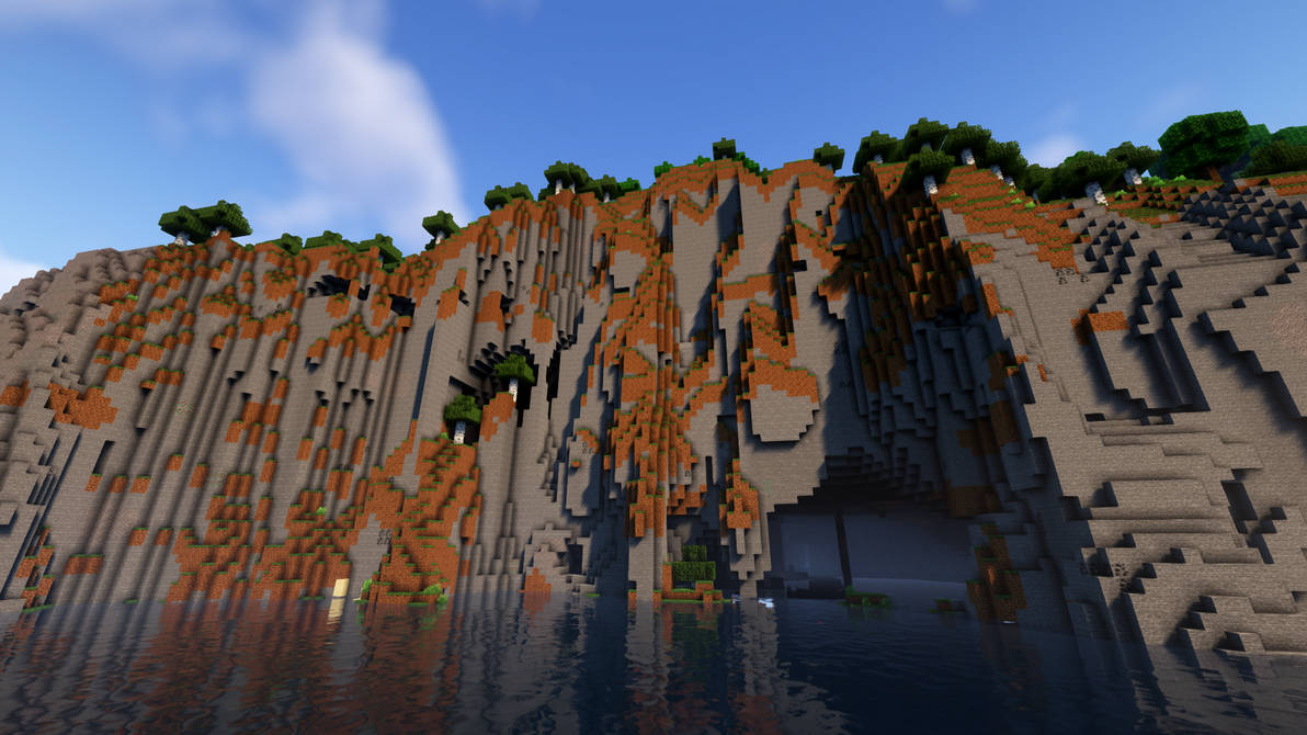 Minecraft Cliff-Face by carlfoxmarten on DeviantArt