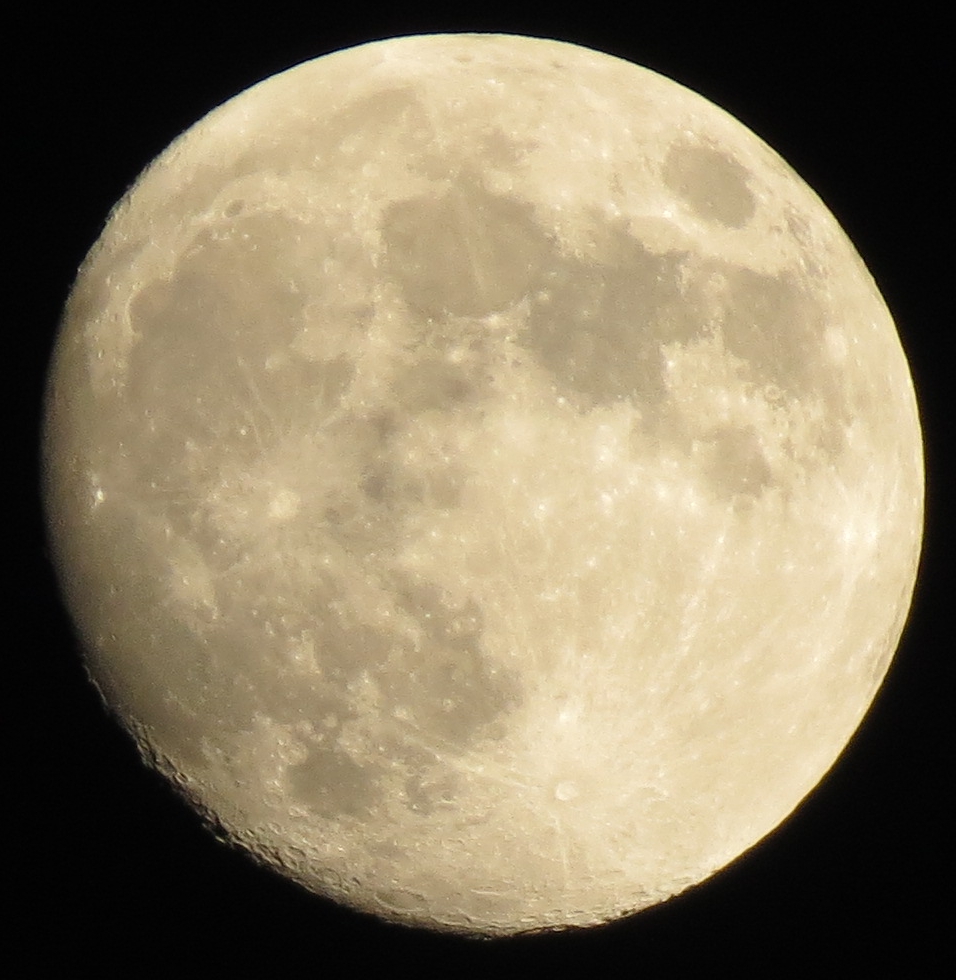 Moon with Cratered Circumference