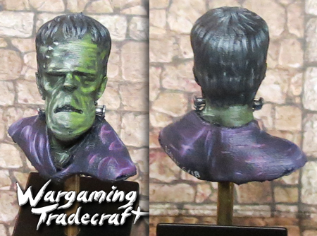 Frankenstein Bust by NPlusPlus