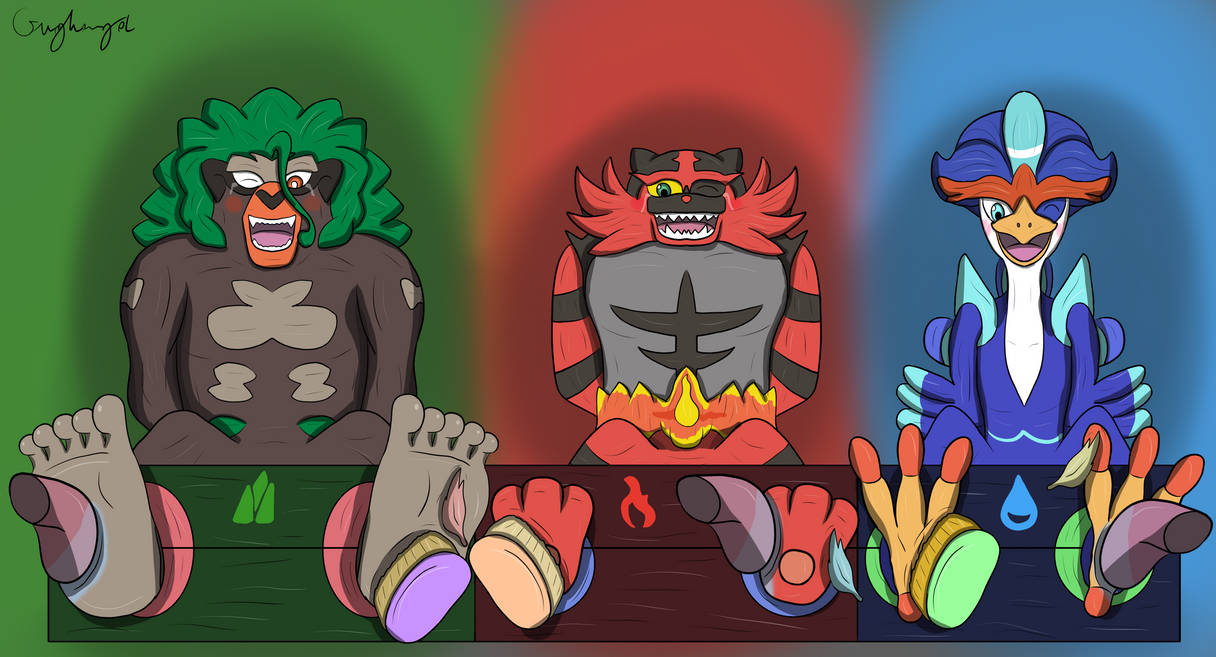 Chibi Rillaboom Rillaboom, Incineroar, Quaquaval, a though choice by gughinga on DeviantArt
