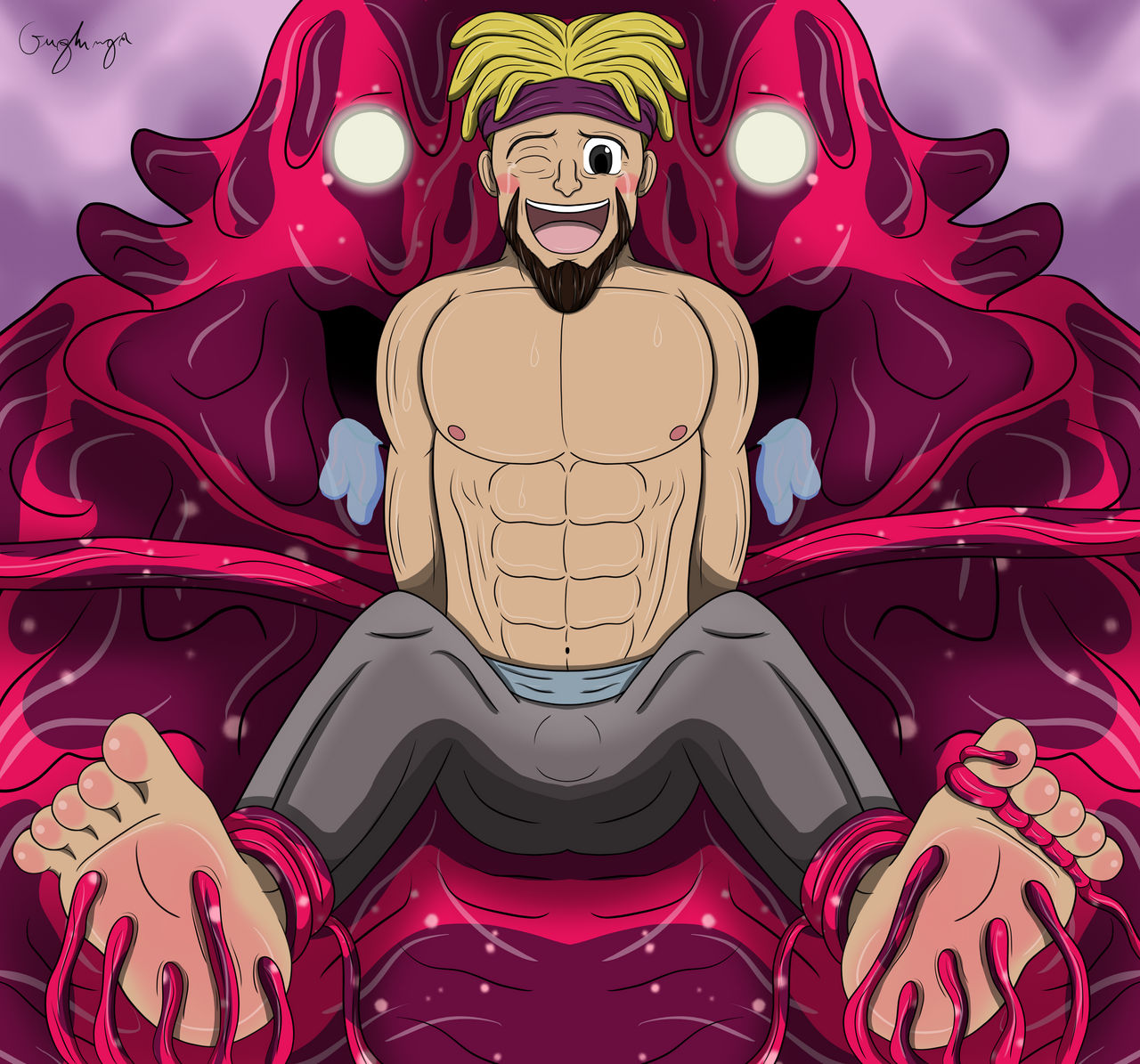 Guyle Guyle, you really want feet tickles by gughinga on DeviantArt