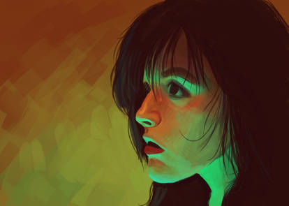 Speedpaint Orange and Green