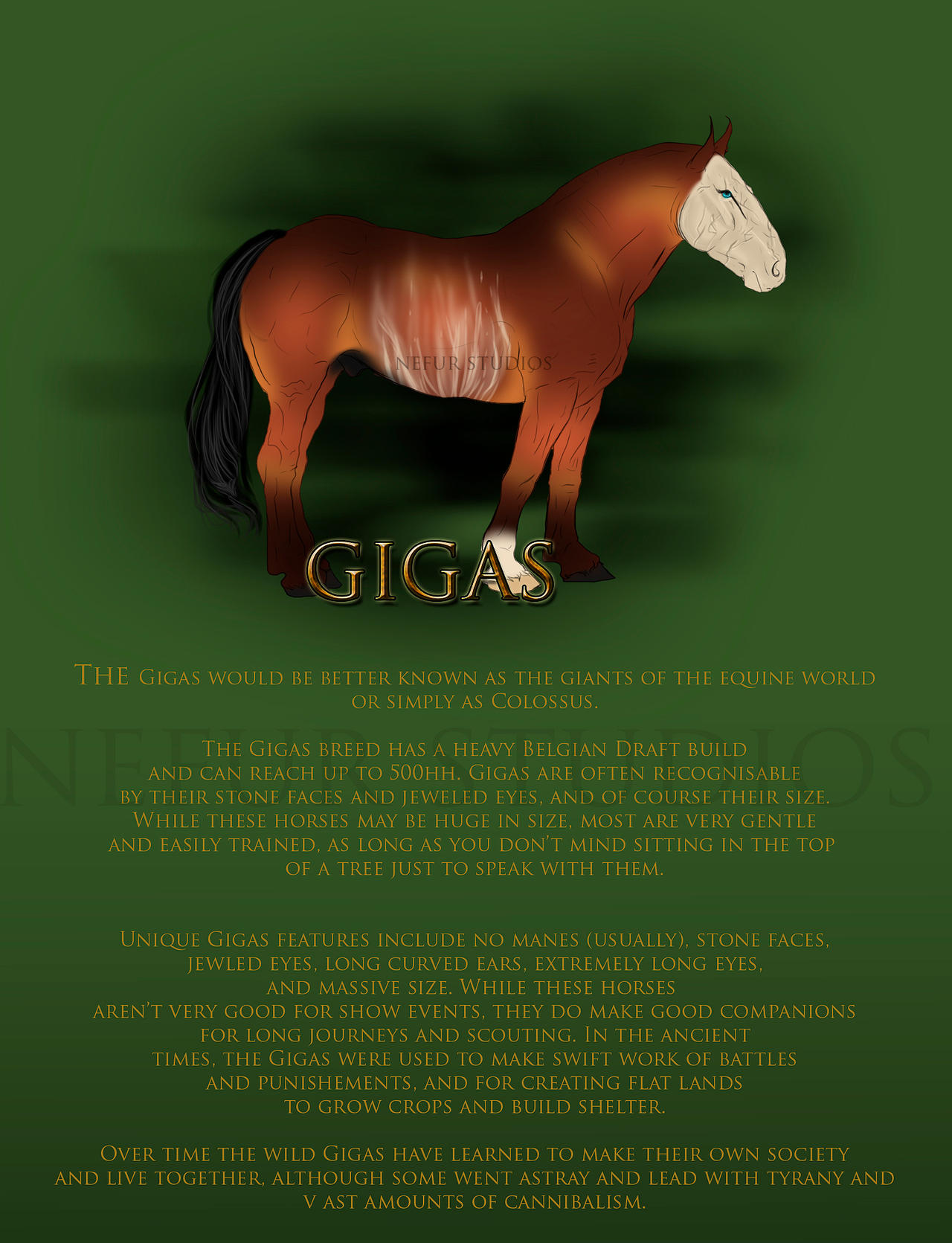 GIGAS BREED DESCRIPTION