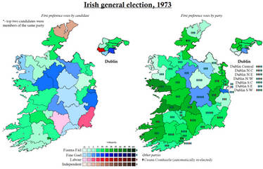 Irish General Election 1973