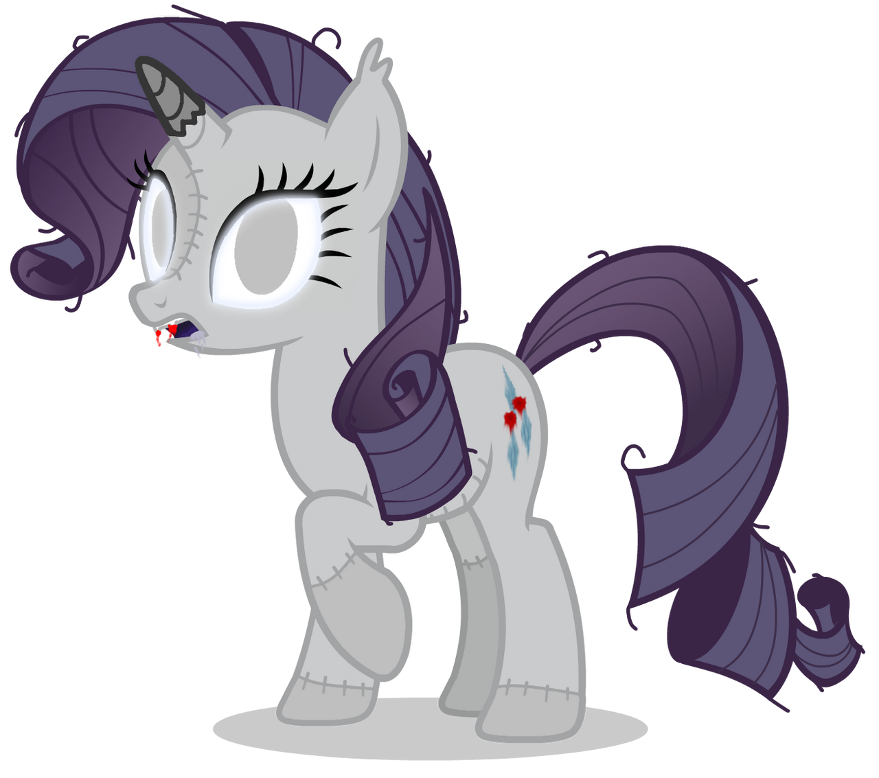 Mlp Rarity Bat Rarity (Batty Love) (MLP:FiM AU) by CuteLittleKitsune on DeviantArt
